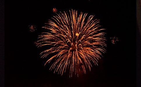 寫事作文看禮花