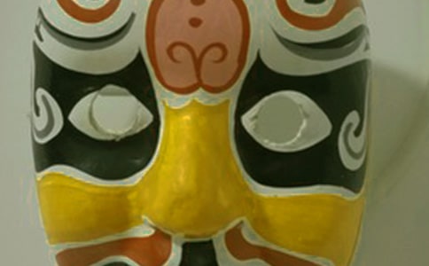 大班美術活動方案可愛的臉譜