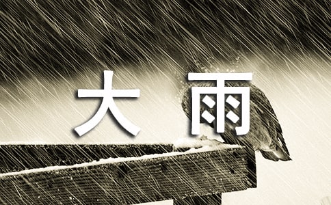 下大雨作文