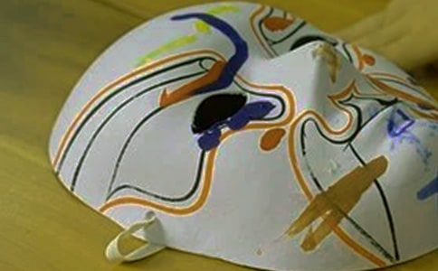 《臉譜真漂亮》大班美術(shù)教案