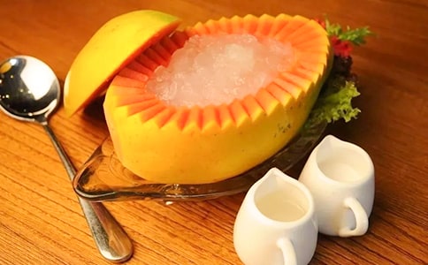 剔透滑潤的木瓜西米露